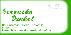 veronika dunkel business card